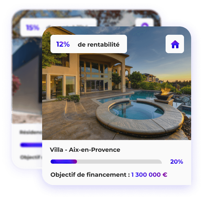 Exemples de projets d'investissements immobiliers sélectionnés par Wally