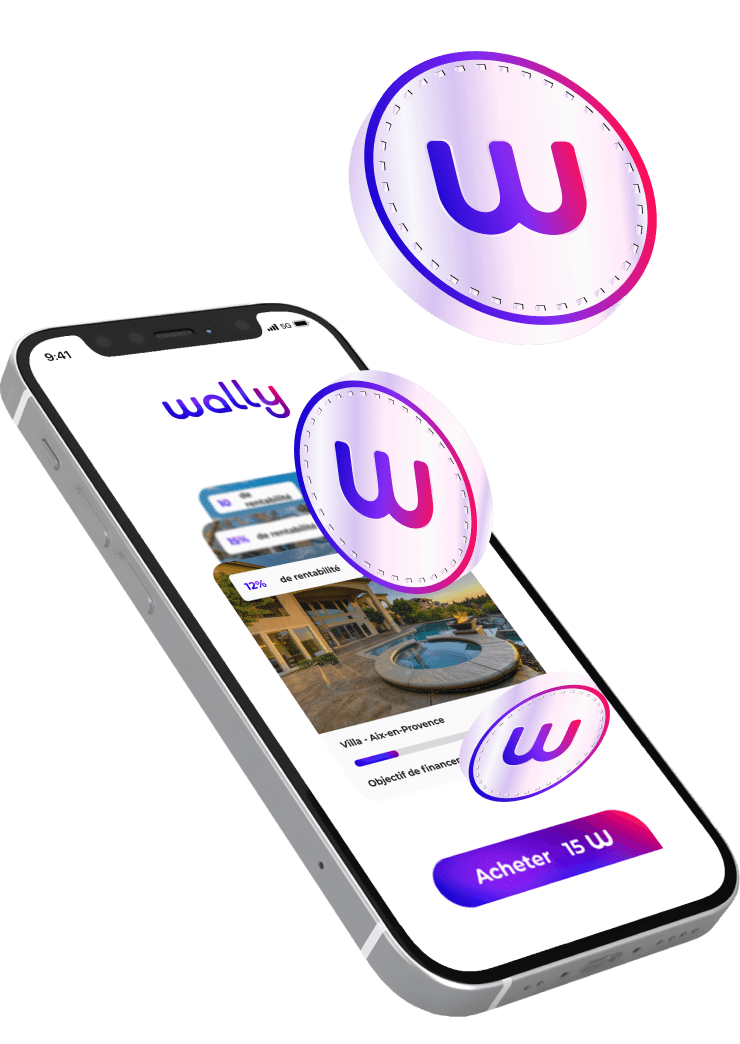 L'application Wally qui permet d'investir facilement dans l'immobilier fractionné.